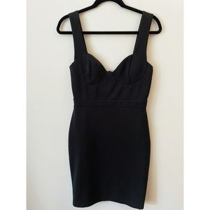 Modcloth Mystic Structured Form Fitting Dress